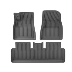3PCS Car Foot Mats Anti-Slip Design Protects The Car Floor From Dirt Mud Spills For Tesla Model 3 Highland New Refreshed 2023