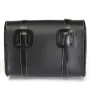 Motorcycle Saddle Leather Bag Storage Tool Pouch Black