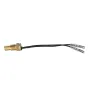 2in1 LCD Horizontal Digital Gauge Voltage Water Temperature Meter DC 9-36V For Boat Car Truck