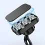 Magnetisk bilhållare stark magnet 360 grader roterande instrumentbräda telefonhållare för iPhone 11 Xiaomi Huawei 6 magneter klibbig magnetisk mobiltelefon navigationshållare
