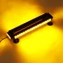 21 Inci 144W 42LED Dua Sisi Trafik Strob Lampu Denyar Bar Lampu Kecemasan Amber Pemasangan Magnet 12V Universal