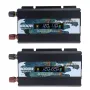 3000W High Power 12/24V Inverter Compact Metal Shell Inverter with USB Charger High Conversion Efficiency Versatile Usage for Car RV Camping Emergency