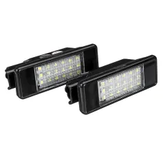 Peugeot 106 207 307 308 406 407 508 Citroen C3 C4 C5 এর জন্য জোড়া LED লাইসেন্স প্লেট লাইট 6340.A3