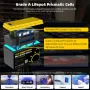 Gokwh 12V 200Ah BT + SOC Mini Car Bluetooth Energy Storage Box Battery Built-in Smart APP & LCD Energy IP65 Protection Level