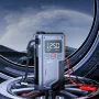 SUITU Jump Starter with Air Compressor Car Emergency Starting Power Supply 150PSI Car Air Pump All-In-One Machine Fast Inflation with LED Lighting