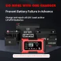 RJTianye 12V 8A 4ah-150ah Intelligent Pulse Repair Charger 110-230V AC Car Motorcycle Battery Charger LiFePO4 Charger Digital LCD Display