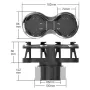 Car Cup Holder One Drag Two Drink Beverage Holder Car Drink Bottle Cup Holder Water Bottle Mount Stand Coffee Drinks Holder