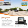 70mai A510 Dual Dash Cam 1944P Front Camera 1080P Rear Camera HDR GPS ADAS 4G Connectivity Car DVR 24H Parking Support GPS