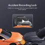 4 Channel 3-Inch IPS HD Dash Cam Night Vision Quad-Recording 1080P GPS Driving Recorder WiFi Connect Accident Recording Lock