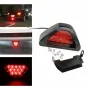 12 LED Triangular Brake Lights LED Rear Tail Lights Flashing Brake Lights Red Warning Lights