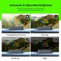 Car HUD Head-up Display GPS Multi-function Speedometer HD Instrument Display Over-speed Warning for All Vehicle