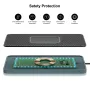 Car Wireless Charger with Atmosphere Lighting Wireless Phone Charger Fast Charging Station for 15 14 13 Pro Max