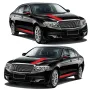 5pcs Car Side Body Stickers Stripe Vinyl Hood Decals Rear View Mirror Vinyl Decoration