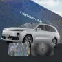 Chameleon Foldable Car Front Windshield Sunshade Umbrella UV-Reflective Laser Car Sunshade Cover Colorful Heat Insulation Silver Gel Windscreen Car Sunscreen with 360° Rotatable Handle