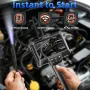 4.3 inch 8mm IPS Screen 1080P HD Car Inspection Camera 2000mah IP67 Waterproof Borescope Camera with 8 Adjustable LED Lights Scope Camera