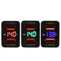 Dual USB QC Car Charger Socket Power Adapter With 12-24V Voltmeter LED Car Accessories 33mm*23mm For Toyota Quick Charge For Mobile Phone