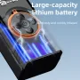 150PSI Multi-Functional Car Tire Inflator High-Pressure Portable Fast inflation Air Pump Built-in LED Emergency Light