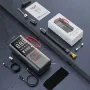 80W Portable Electric Air Pump Power Bank 2000mAh x 3 Cordless Car Air Pump For Car Tires Bicycles with LED Emergency Light