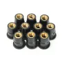 10pcs M5 5mm Metric Rubber Well Nuts Windscreedn Motorcycle Wind Shield Fairing Cowl