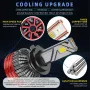 INFITARY Q6 30000LM LED Car Headlight Bulbs 300W Hi-Low Beam Car Headlamps 6500K Bright White