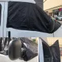 Front Windshield Half Cover Screen Out Blind Window Wrap Frost Black For Van