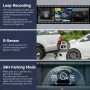 AZDOME AR12 11.26 inç Ekran Dikiz Aynası Dash Cam Park Yardımı Dokunmatik Ekran DVR Ön Arka Çift Lens WiFi GPS Kaydı Sürüş Geçmişi Takibi Sürüş Kaydedici