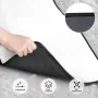 Conjunto de 4 tapetes para assoalho de carro estilo persa, tapetes dianteiros e traseiros com estampas, tapetes internos para a maioria dos carros, caminhões e SUVs