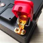 Accuklem Autoaccupaalkop Zuiver koper Verdikte accukolomconnectorclip Accuklemmenblok