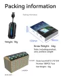 LAESD 2 In 1 Wireless Carplay Auto Adapter Carplay Box Auto Car Machine Interconnection Carplay Wired To Wireless Box Plug and Play Dongle for iPhone Android