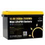 Gokwh 12V 200Ah BT + SOC Mini Car Bluetooth Energy Storage Box Battery Built-in Smart APP & LCD Energy IP65 Protection Level