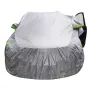 Universal SUV Full Car Cover Outdoor Waterproof Sun Rain Snow Protection UV Auto Case Cover Umbrella Silver