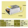 24V 50W 75W 120W 200W Switching Power Supply Source Transformer AC DC SMPS For LED Strip Light CCTV Motor