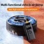 2 In 1 Portable Multi-functional 150psi Car Jump Starter Air Compressor 1000A Power Bank with Emergency LED Lighting Tire Pressure Detection