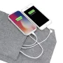 12V 30W Solar Panel Foldable Bag with USB Type-C Fast Charging Sun Power Charger for Hiking Camping Mobile Phones