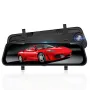 904 10 Inch 1080P Rearview Mirror Dash Cam 2.5D IPS Touch Screen Night Vision G-sensor 24H Parking Monitor