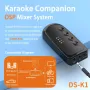 DSK1 Wireless Karaoke Companion Bluetooth 5.3 Dynamic Microphone KTV DSP Mixer System 3.5MM AUX Type-C Amplifier Host For Speaker Car