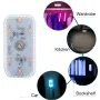 Lampu Sentuhan LED Lampu Dalaman Kereta Tanpa Wayar Mini Lampu Baca Siling Bumbung Auto untuk Kotak Penyimpanan Batang Kaki Pintu Pengecasan USB