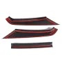3pcs/set For Nissan Altima 2019-2021 Glossy Black Frame Front Grille Cover Trim