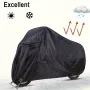 190T Polyester Motorcycle Cover Waterproof Rain Protection Electric Bikes Dustproof Sun-Proof Anti-Corrosion