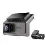 3 Camera Lens Car DVR 2K+1K+1K WIFI Triple Camera Dash Cam High-Definition Universal Three-Recording Car Monitoring Driving Recorder Mobile Phone Interconnection Auxiliary Monitoring