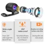 3.0\ Motorcycle Dash Cam 1080P HD Dual Lens Waterproof DVR Camera Front Rear Camera Video Motorcycle Driving Recorder with 32G Memory Card