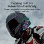 Y20 Motorcycle Helmet Bluetooth Headset 5.3 Bluetooth Headset IPX6 Waterproof with RGB Colorful Lights Split Installation Connect to AI Voice Assistant