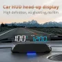C7 HUD 車用ヘッドアップディスプレイ GPS スピードメーター コンパス 走行距離 速度 時間 運転時間 日付 高度 コンパス数 速度超過アラーム 疲労運転 衛星リマインダー