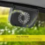 Solar Power Car Cooling Fan Radiator Car Window Auto Air Vent Cool Fan Cooler Solar Panel Energy Saving Ventilation System Radiator