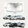 Car Front Windshield Sunshade Umbrella Portable Foldable Design Anti-UV Car Sunshade Windshield Cover for Sedans SUVs Van Trucks