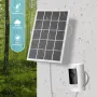 10W Solar Panel Charger Waterproof Solar Panel for Ring Camera 360° Adjustable Wall Mount for Ring Stick Up Cam/Spotlight Cam