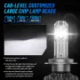 NOVSIGHT A500-N90 180W 36,000LM/Pair High Power Car LED Headlights 6500K Bright White