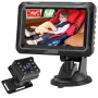 4.3 Inch Car Baby Monitor HD 1080P Car Reversing Display 150° Super Wide Viewing Angle with Night Vision for Monitor Children Pets The Interior of An RV
