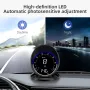 G6 Multi-function HUD Car GPS Head-up Display Car Universal Car HD Head-up Display Speedometer Intelligent 35° Adjustable Angle