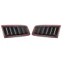 Ventilação de capô estilo RS universal preto brilhante para Ford Focus MK2